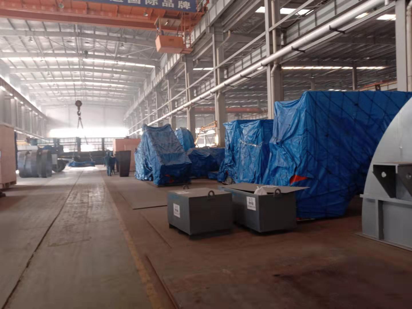 【西瑪風(fēng)機(jī)】窯尾高溫風(fēng)機(jī)發(fā)貨現(xiàn)場！