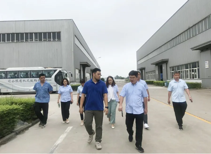 長城機械來訪西瑪風(fēng)機參觀考察